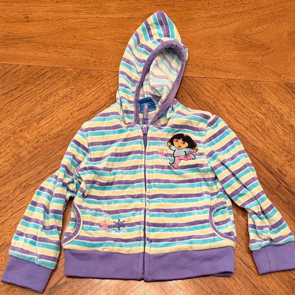 Vintage 08 Dora Kids ZipUp